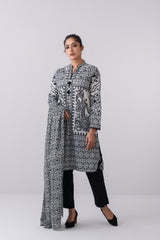 Smart Fit Two-Piece Digital Printed Cotton Ethnic Set