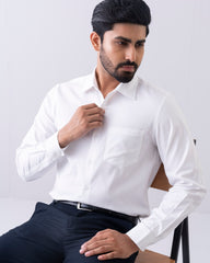 Slim Fit Solid Templeton Formal Shirt