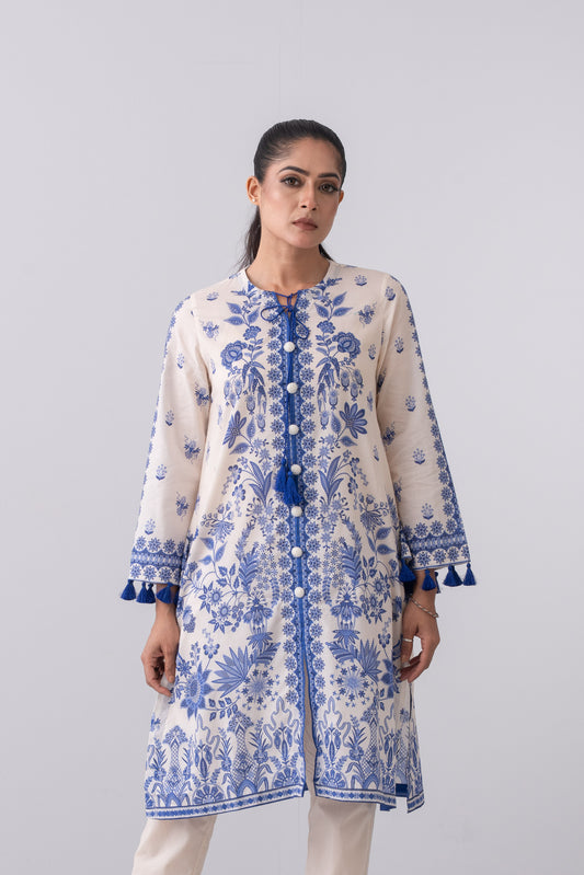 Digital Printed One Piece Lawn Kurta