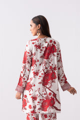 Short-Length Smart Fit Printed Two-Piece Viscose Ethnic Set