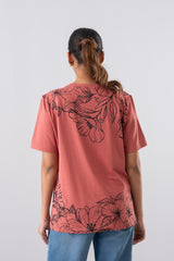 Regular Fit Floral Print T-Shirt