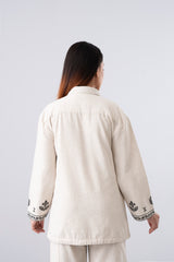 Relaxed Fit Embroidered Casual Shirt