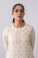 Metallic Printed Two Piece Lawn Salwar Kameez Suit