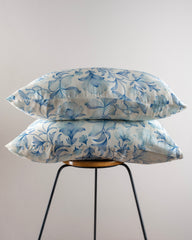 Queen-Size Bed Sheet - Power Blue