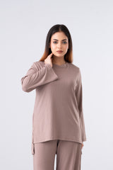 Poly Knit Fabric Two-Piece Set - Mystika