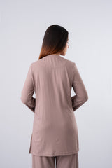 Poly Knit Fabric Two-Piece Set - Mystika