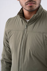 Biker-Style Wind Cheater Jacket