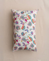 Queen-Size Bed Sheet - Multicolor Paisley