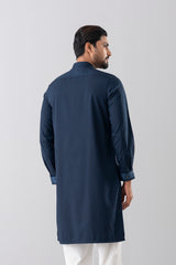 Regular Fit Embroidered Blended Fabric Formal Panjabi