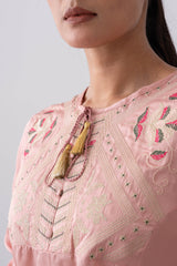 Smart Fit Short-Length Silk Ethnic Kurti