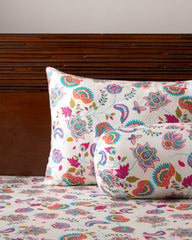 Bolster Cover - Multicolor Paisley