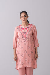Smart Fit Embroidered Ethnic Kurta