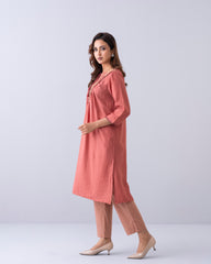 Smart Fit Embroidered Ethnic Kurta