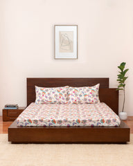 King-Size Bed Sheet - Multicolor Paisley