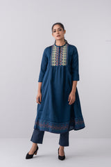 Smart Fit Long-Length Ethnic Kurta