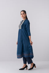 Smart Fit Long-Length Ethnic Kurta