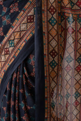 Digital Printed Cotton Saree