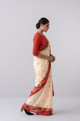 Digital Printed Cotton Saree