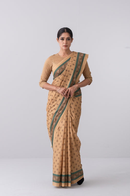Digital Printed Cotton Saree