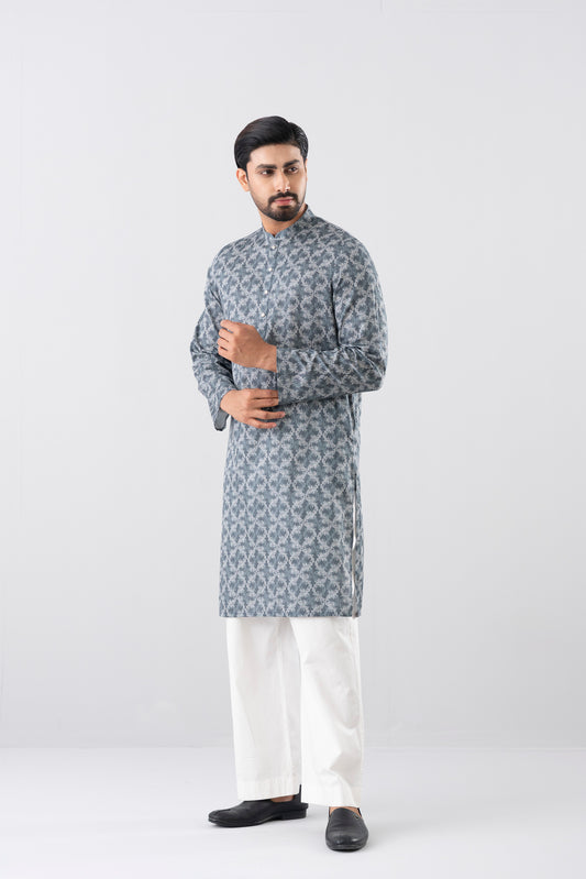 Regular Fit All-Over Printed Panjabi