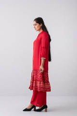 Smart Fit Embroidered Ethnic Kurta
