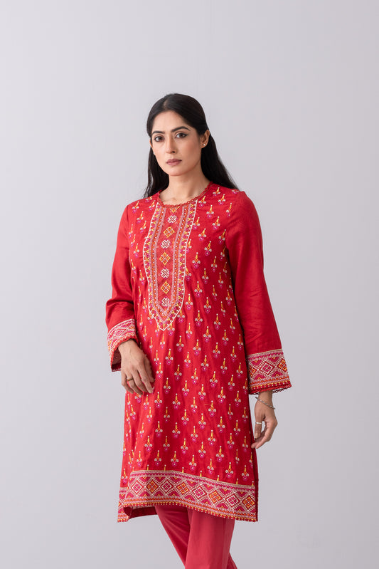 Smart Fit Mid-Length One-Piece Lawn Kurta