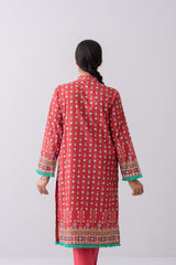 Relaxed Fit Digital Printed Two-Piece Lawn Kameez Suit