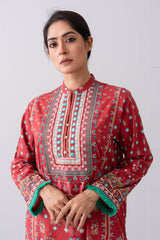 Relaxed Fit Digital Printed Two-Piece Lawn Kameez Suit