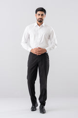 Slim Fit Solid Dyed Poplin Templeton Formal Shirt
