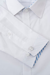 Slim Fit Solid Dyed Poplin Templeton Formal Shirt
