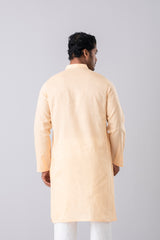 Regular Fit Embroidered Semi-Formal Panjabi