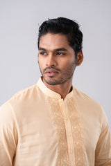 Regular Fit Embroidered Semi-Formal Panjabi