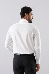 Slim Fit Solid Dyed Dobby Weave Templeton Formal Shirt