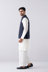 Regular Fit Blended Fabric Semi-Formal Waistcoat