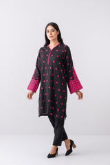 Relaxed Fit Embroidered Jacquard Cotton Lawn Kurta