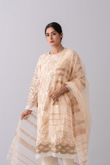 Smart Fit Embroidered Two-Piece Lawn with Silk Dupatta