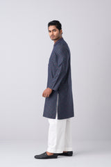 Regular Fit Embroidered Semi-Formal Panjabi