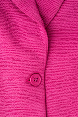 Regular Fit Double-Breasted Knit Blazer