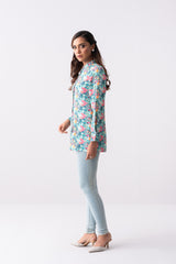 Mid-Length Floral Fashion Top - Mystika