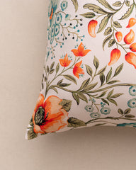 King-Size Bed Sheet - Coral Orange