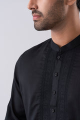 Regular Fit Embroidered Semi-Formal Panjabi