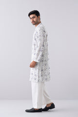 Regular Fit Printed Cotton Panjabi