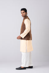 Regular Fit Embroidered Semi-Formal Waistcoat
