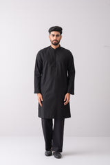 Regular Fit Semi-Formal Jacquard Panjabi