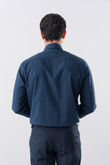 Regular Fit Solid Dyed Poplin Templeton Formal Shirt