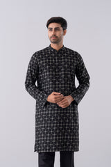 Regular Fit Printed Cotton Panjabi