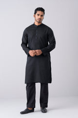 Regular Fit Embroidered Semi-Formal Panjabi
