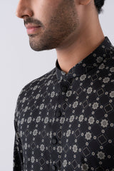 Regular Fit Printed Cotton Panjabi
