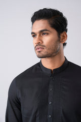 Regular Fit Embroidered Semi-Formal Panjabi