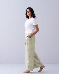 Relaxed Fit Printed Palazzo